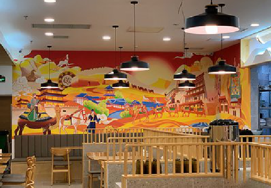 墨江商业空间彩绘介绍。