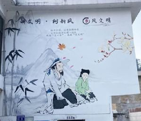 墨江分享几个墙绘保养知识。