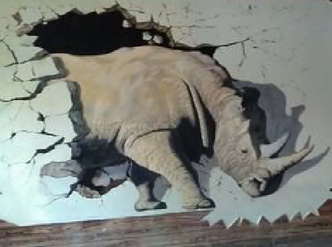 墨江在墙绘中，如何绘制3D效果？