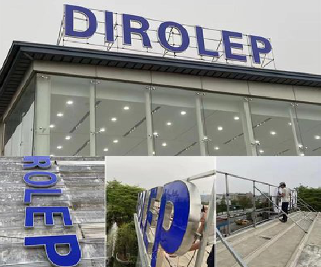 墨江楼顶发光字安装的注意事项。